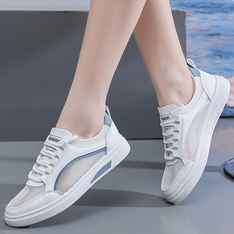 Men's Ball Star LTD in cream nappa with blue leather star and heel tab